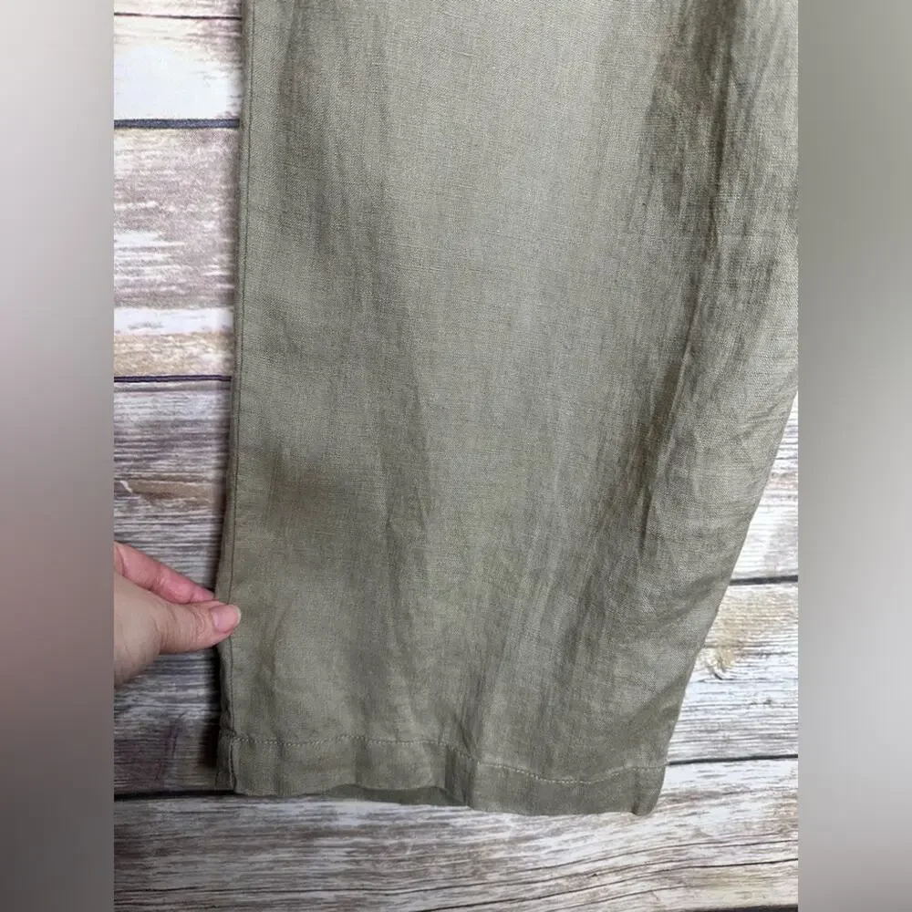 Quince 100% European Linen Pants XL Army